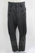 BPN FOR MEN / ヘリンボーンジョッパーズパンツ  グレー H-25-07-04-023-GO-PA-KB-ZH