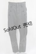 BPN FOR MEN / ヘリンボーンジョッパーズパンツ  グレー H-25-07-04-023-GO-PA-KB-ZH
