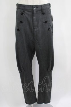 画像1: BPN FOR MEN / ヘリンボーンジョッパーズパンツ  グレー H-25-07-04-023-GO-PA-KB-ZH