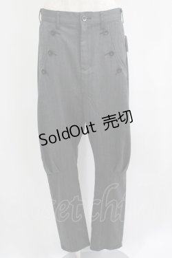 画像1: BPN FOR MEN / ヘリンボーンジョッパーズパンツ  グレー H-25-07-04-023-GO-PA-KB-ZH
