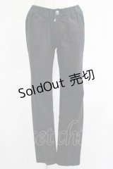 PUTUMAYO / rotten framesストレッチパンツ  黒 H-25-07-04-025-PT-PA-KB-ZH