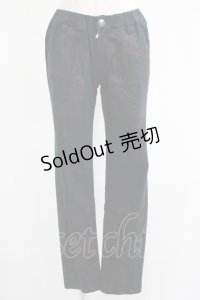 PUTUMAYO / rotten framesストレッチパンツ  黒 H-25-07-04-025-PT-PA-KB-ZH