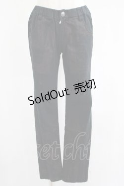 画像1: PUTUMAYO / rotten framesストレッチパンツ  黒 H-25-07-04-025-PT-PA-KB-ZH
