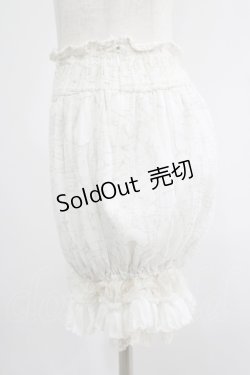 画像2: alice auaa / ネットプリントドロワーズ 3（約9号） ホワイト H-25-07-05-030-AA-PA-KB-ZH