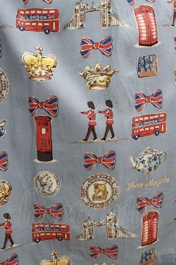画像4: Jane Marple / ReLondonスクエアドレス  ブルーグレー H-25-07-05-004-JM-OP-KB-ZH