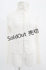 alice auaa / 楊柳ハイネックブラウス 3（約9号） クリーム H-25-07-05-039-AA-BL-KB-ZH