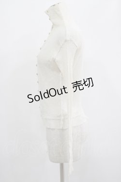 画像2: alice auaa / 楊柳ハイネックブラウス 3（約9号） クリーム H-25-07-05-039-AA-BL-KB-ZH