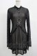 画像1: KILL STAR / Sheer Bondage Long Sleeve Dress M 黒 H-25-07-05-040-SL-OP-KB-ZH (1)