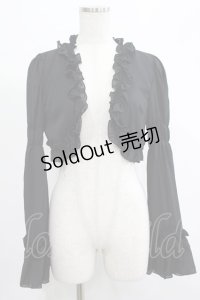 ATELIER PIERROT / 姫袖ボレロ  黒 H-25-07-05-044-EL-TO-KB-ZH