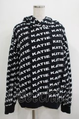 Katie / KATIE LOGO FAB BIG HOODIE FREE ブラック H-25-07-05-045-LO-TO-KB-ZH