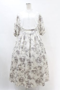 画像1: m petit by misako / トワルドジュイワンピース 4L オフ H-25-07-05-1034-LO-OP-NS-ZH