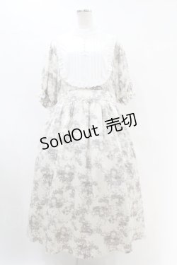 画像1: m petit by misako / トワルドジュイワンピース 4L オフ H-25-07-05-1034-LO-OP-NS-ZH