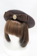 m petit by misako / AMモチーフリボンベレー  ブラウン H-25-07-05-1004-LO-AC-NS-ZH