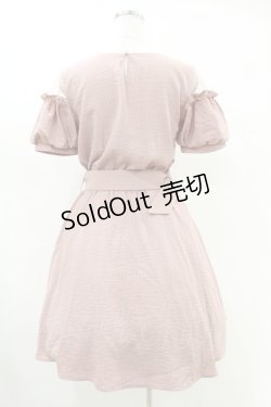 画像2: MAJESTIC LEGON / ベルト付きストライプワンピース Free ピンク H-25-07-05-1043-0-OP-NS-ZH