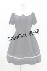 Amavel / スカラップワンピース Free ネイビー H-25-07-05-1044-CA-OP-NS-ZH