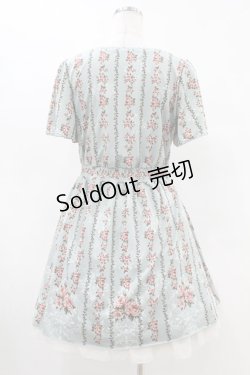 画像2: axes femme / 花柄ワンピース M ミント H-25-07-05-1045-AX-OP-NS-ZH