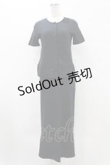 KETTY / カットワンピース+カットカーディガン Free ブラック H-25-07-05-1052-EL-OP-NS-ZH