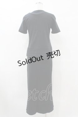 画像2: KETTY / カットワンピース+カットカーディガン Free ブラック H-25-07-05-1052-EL-OP-NS-ZH