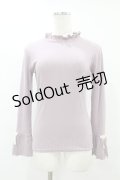 F&A / 袖口リボンテレコロンT Free LAVENDER H-25-07-05-1056-LO-TO-NS-ZH