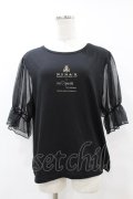 m petit by misako / NINA'Sコラボプルオーバー 3L ブラック H-25-07-05-1060-LO-TO-NS-ZH