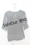 m petit by misako / NINA'Sコラボプルオーバー 3L ブラック H-25-07-05-1060-LO-TO-NS-ZH
