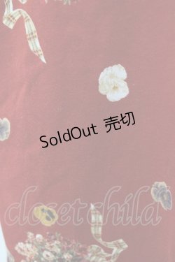 画像3: PINK HOUSE / パンジープリントTシャツ L レッド H-25-07-05-1061-LO-TS-NS-ZH