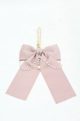 m petit by misako / AMリボンバッグチャーム  ピンク H-25-07-05-1006-LO-ZA-NS-ZH