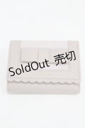 m petit by misako / AMスカラップ3折財布  ピンク H-25-07-05-1007-LO-ZA-NS-ZH