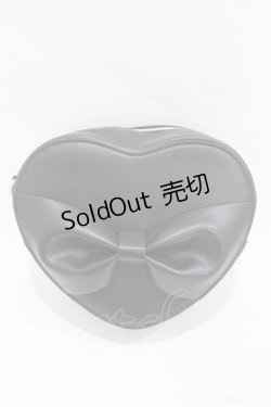 画像1: m petit by misako / AMハートリボンSLD  ブラック H-25-07-05-1014-LO-BG-NS-ZH