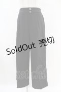 axes femme / チャイナ釦スリットパンツ Free ブラック H-25-07-05-1024-AX-PA-NS-ZH