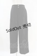 axes femme / チャイナ釦スリットパンツ Free ブラック H-25-07-05-1024-AX-PA-NS-ZH