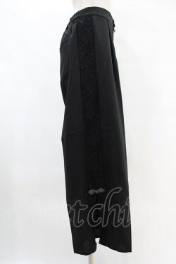 画像3: axes femme / チャイナ釦スリットパンツ Free ブラック H-25-07-05-1024-AX-PA-NS-ZH