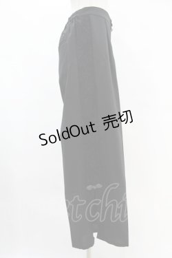 画像3: axes femme / チャイナ釦スリットパンツ Free ブラック H-25-07-05-1024-AX-PA-NS-ZH