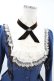 画像4: Innocent World / フルールバッスルドレス(長袖) M ブルー×ショコラ/Blue×Chocolat H-25-07-05-1026-IW-OP-NS-ZH (4)