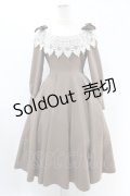 Innocent World / リボンレースワンピース M モカ×生成/Mocha×Beige H-25-07-05-1027-IW-OP-NS-ZH