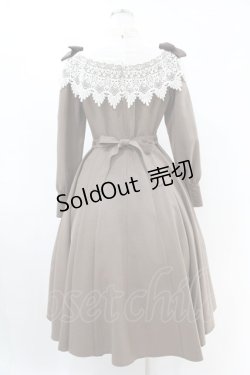 画像2: Innocent World / リボンレースワンピース M モカ×生成/Mocha×Beige H-25-07-05-1027-IW-OP-NS-ZH