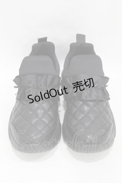 画像1: m petit by misako / サンリオキャラクターズコラボ クロミ スニーカー LL ブラック H-25-07-05-1003-LO-SH-NS-ZH