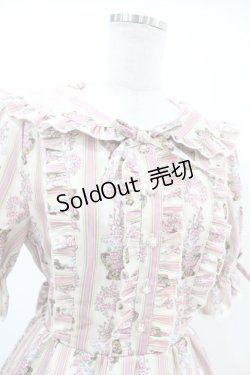 画像4: axes femme kawaii / RosyBear柄ワンピース M アイボリー H-25-07-05-1029-AX-OP-NS-ZH