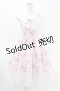 Advertising Balloon (Sanrio Collaboration) / マイメロディプリントピンクちょう結びチェック柄ジャンパースカート S ピンク H-25-07-05-1032-0-OP-NS-ZH