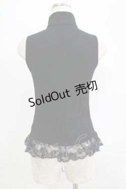 画像3: Qutie Frash / ハイネックノースリーブトップス  黒×紫 H-25-07-05-059-QU-TO-KB-ZH