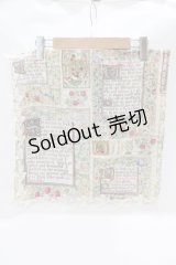 Jane Marple / Strawberry booksスカーフ  アイボリー H-25-07-05-061-JM-ZA-KB-ZH