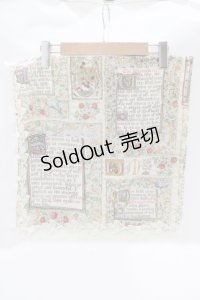 Jane Marple / Strawberry booksスカーフ  アイボリー H-25-07-05-061-JM-ZA-KB-ZH