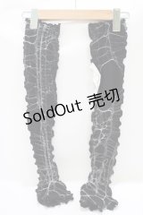 alice auaa / Netアームカバー  黒×白 H-25-07-05-063-AA-ZA-KB-ZH