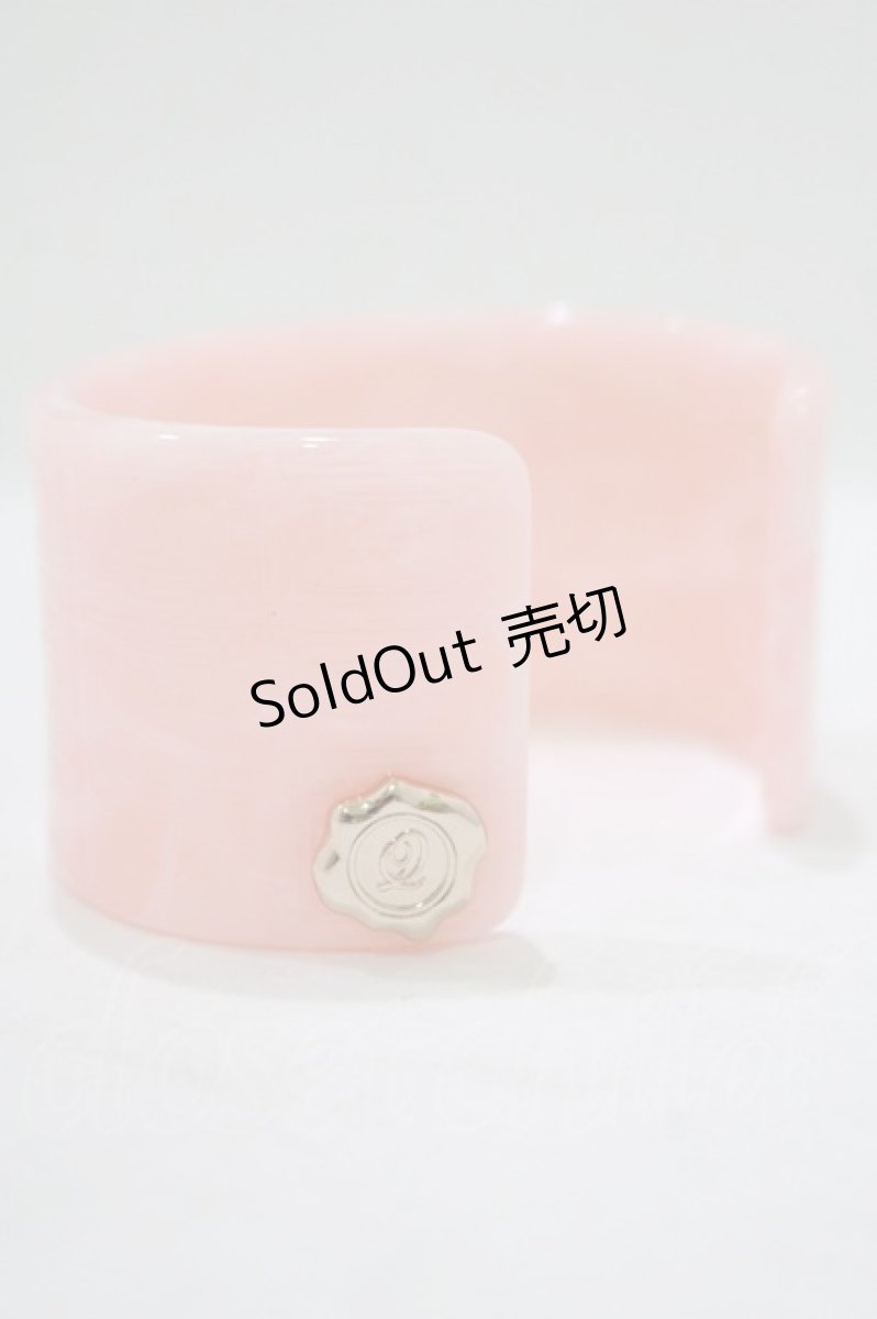 画像2: Q-pot. / バングル/ストロベリーミルクチョコレート アクリル F ピンク H-25-11-04-1014-QP-AC-ET-ZH (2)