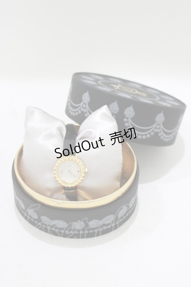 画像1: Q-pot. / デコレーションケーキウォッチ  ブラック H-25-11-04-1013-QP-ZA-KB-ZH (1)