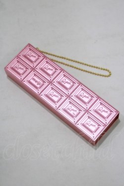画像1: Q-pot. / 明治ミルチ限定スティックパックケース  ピンク H-25-07-05-070-QP-ZA-KB-ZH