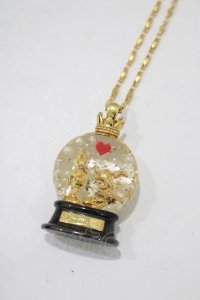 Q-pot. / Mickey＆Minnie's Dreamy Snow Dome Necklace   H-25-07-05-075-QP-AC-KB-ZH