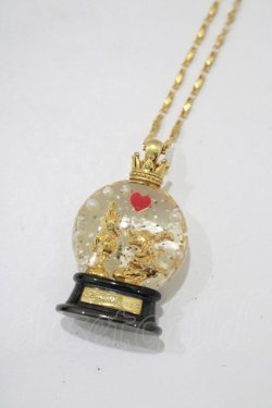 画像1: Q-pot. / Mickey＆Minnie's Dreamy Snow Dome Necklace   H-25-07-05-075-QP-AC-KB-ZH