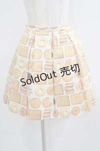 Emily Temple cute / MILK BISCUITプリーツスカート M アイボリー H-25-07-05-013-ET-SK-KB-ZH