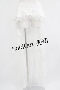 alice auaa / ロングフリルラップスカート 3（約9号） ホワイト H-25-07-05-021-AA-SK-KB-ZH